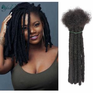 Haarperücken Microlink handgemachte Dreadlocks Remy Faux Locs Bulk Human zum Flechten schwarze Frauen Rastas Cabello Humano Sale 230413