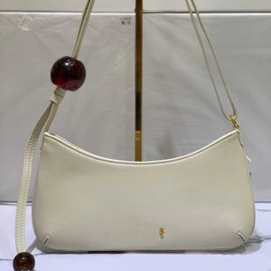 Designer Hobo Bag Women Underarm Bags Leather Luxueys Handväska Pärled Justerbar axelrem Women's Messenger Bag Style 230218