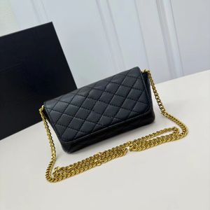 Crossbody och axelväskor handväskor kvinnliga väskor designer handväskor plånböcker för kvinnor läderkedja väska
