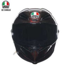 AA Designer Kask Motosiklet Kaskları Agv Tam Yüz Kazası Pista GPRR Tam Kask Karbon Fiber Yarış Track İtalyan Üretim Sınırlı Editio Wnz