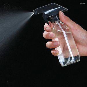 Depolama Şişeleri 300ml/500ml Sprey Alt Bottling Plastik Plastik Çok Molor Doldurulabilir Şişe Boş Konteyner Flip-Top Dispensing Makyaj Aracı