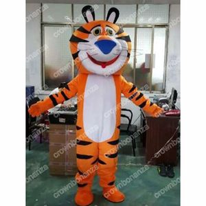 Super Cute the Tiger Mascot Costumes Halloween CARCHARACHER Outfit Suit Xmas Outdoor Party Outfit unisex Promotional Advertising Clothings