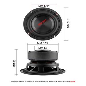 Freeshipping 1 st 4 tum woofer ljudhögtalare förare 4 8 ohm 100w bas hifi ljudmusik vattentät subwoofer högtalare diy hemmabio mgjcb