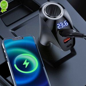 شاحن سيارة 100W جديد USB Type C Super Fast Charging PD 4.0 Charge Charge 3.0 Scareette Wighter Socket for iPhone Huawei Samsung C0X5