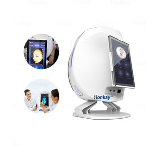 Professinal Cloud Storage Dermatology 8-Spectrum 3D Face Magic Mirror Digital Skin Analysis Test Scanner Machineインテリジェントイメージインストゥルメントスキンディテクター