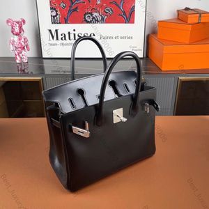 All Handmade Bolsa Brand Designer Tote Bag 2530cm usando a caixa de couro francesa importada Frea de cera Matra