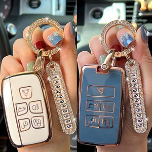 قذيفة تغطية Carke Care الرئيسية لـ Land Rover Range Discovery Evoque Sport Velar لجاكوار XE E-Pace Keyring Accessories