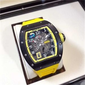 Richarmill Watch Automatic Mechanical Swiss Wristwatches Movement Watches Men's Series Fiber RM030 Casual Men's Watch WN-TP5U