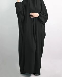 Ethnische Kleidung Eid Mit Kapuze Muslimische Frauen Schwarzes Hijab-Kleid Gebetskleidung Jilbab Abaya Langes Khimar Ramadan-Kleid Abayas Weiße Sets Islamische Kleidung Arabische traditionelle N