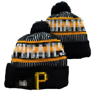 Pirati Beanie Cappelli Pittsburgh lavorati a maglia Squadre sportive Baseball Calcio Basket Berretti Berretti Donna Uomo Pom Moda Inverno Top Caps Sport Cappelli a maglia a0