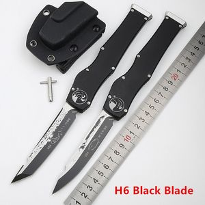 Jufule Black Hal-Vi 6 5 Kniv Aluminiumhandtag Mark Elmax Survival EDC Camping Fruit Kitchen Tool Nyckel Utility Fixed Blade Knives