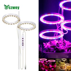 Grow Lights LED Grow Light Full Spectrum Phyto Grow Lamp USB Phytolamp For Plants 5V Lamp For Plants Growth Lighting For Indoor Plant P230413