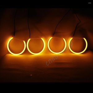 Lighting System Angel Eyes Double Color LED Lights Headlights Ring Running Light DRL Turn Signal Lamp For Bimmer E36 E38 E39 E46 E53