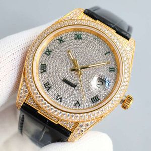 data assistir homens fora assistir cheio de diamantes designer relógio gelado datejust data dia menwatch FIDC movimento mecânico automático uhr coroa busto para baixo montre rolx reloj