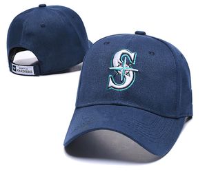 2023 Mariners brev Baseball Caps Gorras för män Kvinnor mode hip hop benmärke hatt sommar sol casquette snapback hattar h23-4.13