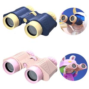 Binocolo telescopio 1 pz 10X bambini binoculare portatile all'aperto birdwatching palmare pieghevole ottico giocattolo educativo regalo di natale 231113