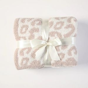 Blankets Leopard Print Fleece Highgrade and Sofa Super Soft Comfortable Lightweight Blanket 231113
