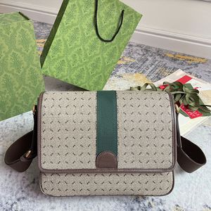 Flap messenger väskor portfölj väska kvinnor axel crossbody purse cowhide äkta läder mode brev tryck intern dragkedja ficka högkvalitativ koppling