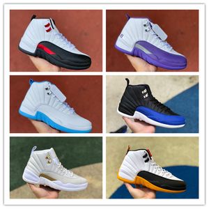 Schuhe Männer Basketball 12 AMM Black Taxi Herren Retro Stealth Running Jumpman 12s Sport Tennis Sneakers