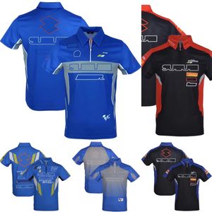 Motorcykel racing Polo Shirt T-shirt 2023 Moto Team Casual Men's T-Shirt Summer Off-Road Riding Short-Sleeved T-shirts Motocross Jersey