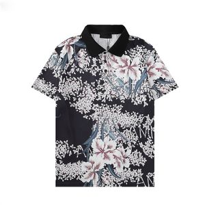 New Fashion London England Polos Shirts Mens 디자이너 폴로 셔츠 하이 스트리트 자수 인쇄 티셔츠 남자 여름면 캐주얼 티셔츠 Q21
