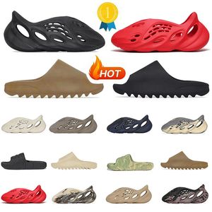 2023 Summer Men Women Slippers Rubber Sandals Black Onyx Orange Beach Slide Fashion Slippers أحذية داخلية في الهواء الطلق 36.5-48.5