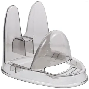 Servis uppsättningar Pan Cover Rest Kitchen Spoon Stand Easy Clean Lid Storage Rack Holder Organizing