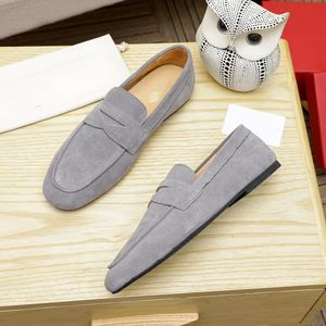 2023 Centlemen Business Party Wedden Dress Shoes Slip Slip On Flats Fashion Outdoor Men Casual Walking Casual Supomers Tamanho 38-45 MJYHJ00002