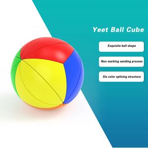 Diğer Oyuncaklar YJ Magic Cube Hız Yeet Ball Öğrenme Çocuklar İçin Eğitim Oyuncak Ofis Anti Stres Yuvarlak Şekli Cubo Magico Educ 231113