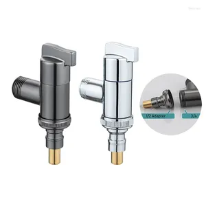 Bathroom Sink Faucets G1/2 3/4 Copper Bibcock Washing Machine Faucet Water Stop Angle Valve Outdoor Garden Robinet Jardin Tap