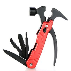 Multi-Tool-Survival-Kit, tragbare Hammerzange aus Edelstahl, Jagdzubehör für Camping, Wandern, Notfall und Outdoor, Multi-Messer-Überlebensausrüstung, kostenloser Versand