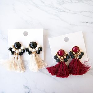 Studörhängen S130 Bigbing Jewelry Märke Fashion Delicate Corlorful Tassels Earring Set High Quality Nickel Free