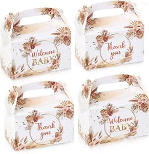 Подарочная упаковка Meereval Pampas Grass Party Perse Ferving Box Box Paper Candy Cookies