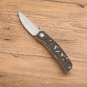 Top Quality G0412 Folding Knife 9Cr13Mov Satin Drop Point Blade Black G10 Handle Ball Bearing Fast Open EDC Pocket Knives Outdoor Tools