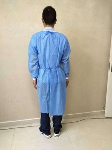 In Stock Protection Gown Disposable Protective Isolation Clothing Dustproof Coverall For Women Men Waterproof Anti fog Anti particle Suit ZZ