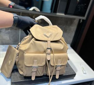 Sacos de 4Colours com carteiras moda moda designer de luxo paraquedas de pára-quedas estilos de mochila de desgaste de desgaste ombro de lona resistente a grande capacidade Bolsa de luxo de luxo