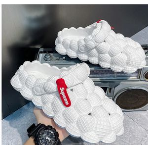 Тапочки Slipper Women Men Men Eva милые пузырьковые мячи для сандалии летние крытые массаж открытые туфли с закрытыми панелью для антислирного дизайнера 230413