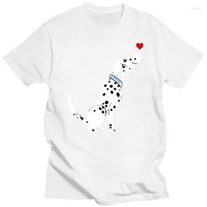 Men's T Shirts 2023 Cotton O-Neck Men Shirt Custom Printed T-Shirt Cute Dalmatian Women Tshirt