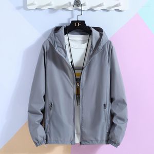 Herrjackor 2023 Spring Autumn Casual Bomber Windbreaker Jacket Män kvinnor huva tunt dragkedja Slim Outwear Hip Hop 6xl 7xl