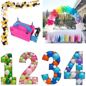 Party Decoration Balloon Air Pump 220V Electric High Power Two Nozzle Blower Inflator Portable Inflatable Tool For Balloons