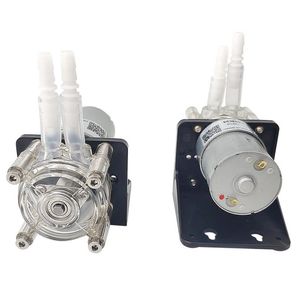 DC 12V/24V large flow peristaltic pump dosing pump anti-corrosion for aquarium lab analytical water max flow rate 400ml/min Lwpqk