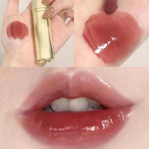 Lip Gloss 8 Cores espelho Glato de água impermeabilizada durar líquido hidratante batom de maquiagem Cosméticos Longo Cuidado suave A0S9