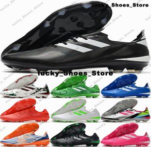 Buty piłki nożnej GameMode Knit FG Soccer Cleats Firma gruntowa rozmiar 12 buty piłkarskie trampki US12 BOTAS de Futbol 46 EUR MANS US 12 Black Crampons Designer piłkarski kid