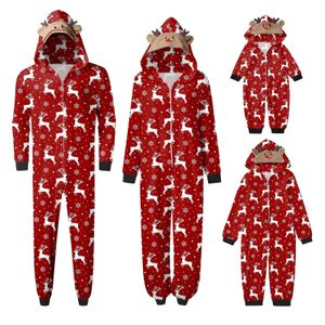 Family Matching Outfits Christmas Matching Family Clothes Dear Ear Father Mother Child Baby Romper Family Looking Costumes Sleepwear Family Pajamas 231113