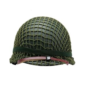 Tactical Helmets Military Fan CS Field Equipment Outdoor Sports M1 Double Layer Steel Helmet Helmetforeign 231113
