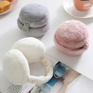 Ear Muffs Soft Plush Ear Warmer Winter Warm Earmuffs for Women Men Fashion Solid Color Earflap Outdoor Cold Protection Ear-Muffs Ear Cover 231113