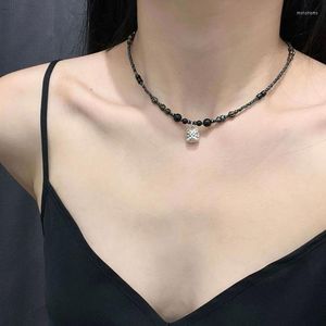 Anhänger Halsketten Löwenkopf Halskette Perlenkette Choker im chinesischen Stil Charme Schlüsselbein Unisex Schmuck Ornament Dropship