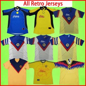 Retro America CA Soccer Jerseys 1987 1988 1998 1999 2000 2001 2002 2005 2006 Vintage Camiseta de Futbol 87 88 98 99 01 02 05 06 Liga MX Football Shirts Maillot 666