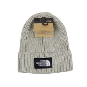 Designer de gorro do norte enfrentou o chapéu de moda de alta qualidade casual letra clássica tricotar chapéu de lã Hat quente de inverno chapéu frio chapéu feminino