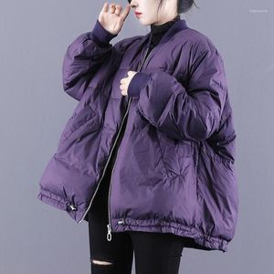 女性のトレンチコートレディース秋の冬のパッド入りジャケット2023韓国の短いジッパーゆがんだジャケット